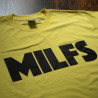 Milfs Empire Shirt BLACK ON YELLOW (inkl. Nackendruck)
