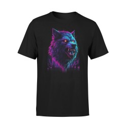 Milfs Synthwave Werewolf T-Shirt