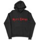 Milfs Maniac HOODED SWEATSHIRT BLACK