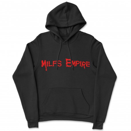 Milfs Maniac HOODED SWEATSHIRT BLACK
