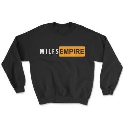 Milfs Empire Hub CREWNECK SWEATSHIRT (schwarz)