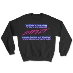 Vintage Street Warriors Logo Crewneck Sweatshirt
