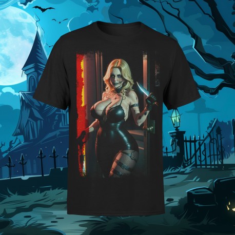 Halloween Knife Milf T-Shirt