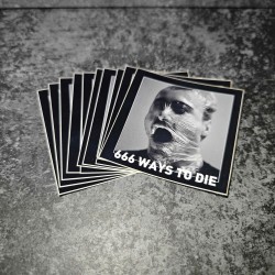 666 Ways To Die Sticker  (10x Stk inkl.)