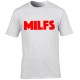 Milfs Empire T-Shirt (weiß-rot)