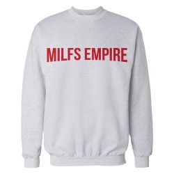 Milfs Flix Crewneck Sweatshirt (weiss)