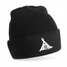 AUGENMASS BEANIE (schwarz/weiß)
